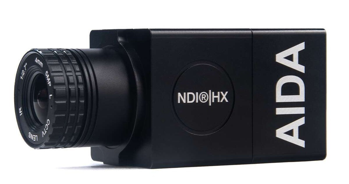 AIDA HD-NDI-CUBE Full-HD NDI HX2 IP POV Camera