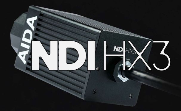 AIDA HD-NDI3-IP67 120 fps NDI HX3 POV Camera IP67