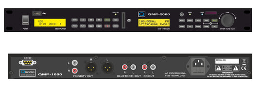 Qsone QMP-2000 Tuner Medienplayer
