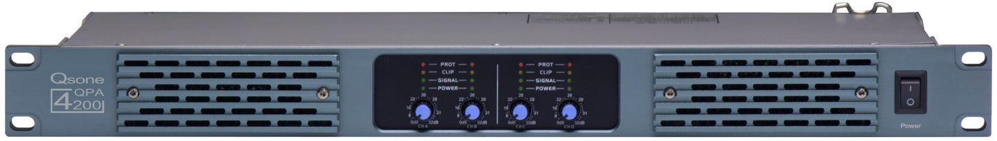 Qsone QPA-4200 Verstärker 4x200W@8 O / 4x280W@4 O