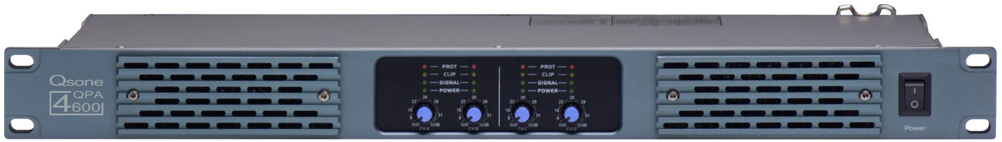 Qsone QPA-4600 Verstärker 4x600W@8 O / 4x840W@4 O