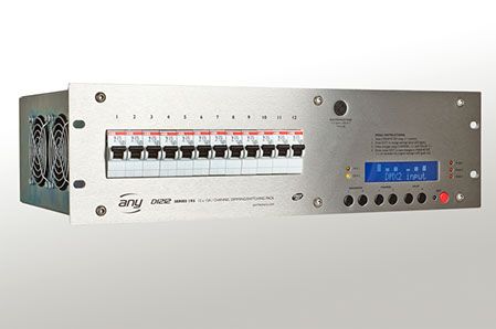 Anytronics Dimmer D1204CB 12x 12 A, 2x Harting 3U